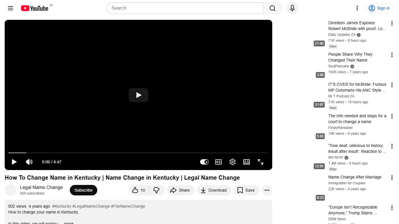 How To Change Name in Kentucky | Name Change in Kentucky | Legal Name Change - YouTube